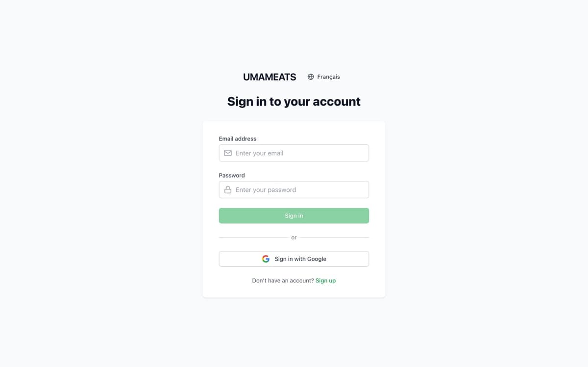 UmaMeats Customer App